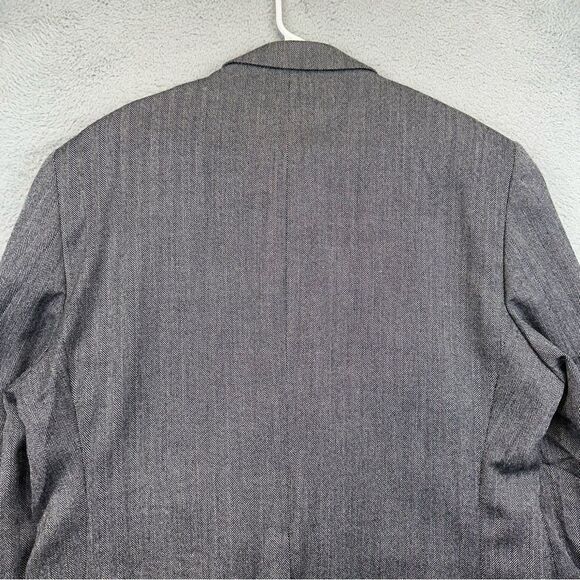 Joseph Feiss Blazer Mens‎ 50R Gray Lambs Wool 2 Button Business Casual Office - Picture 7 of 16